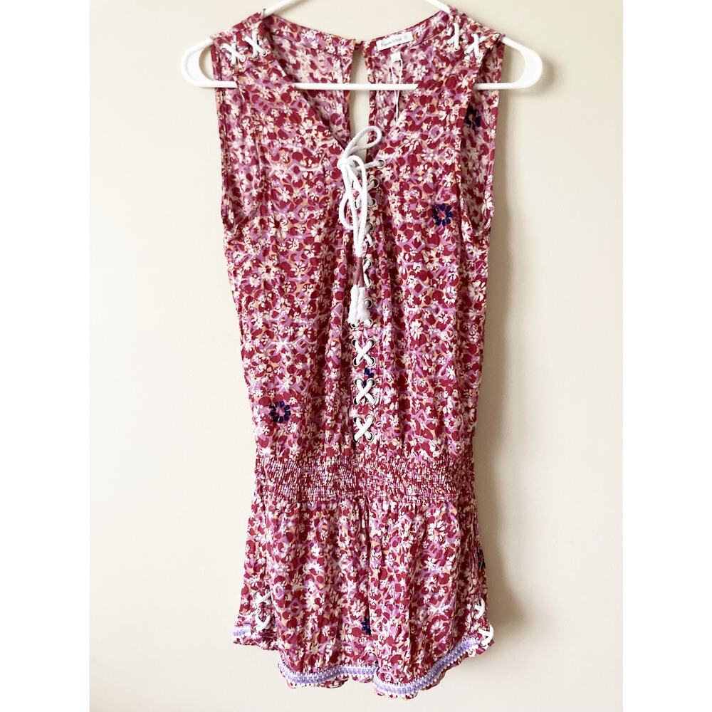 NWT POUPETTE ST BARTH Lucy Jumpsuit Romper Purple Fantasy S - Picture 4 of 10